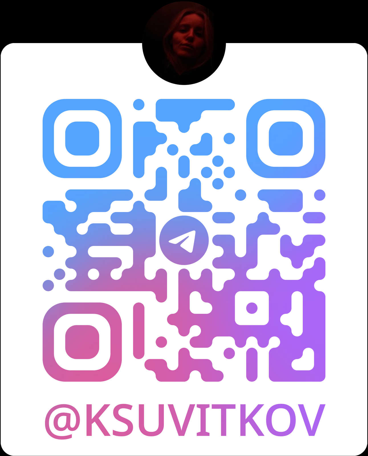 QR-код Telegram @ksuvitkov